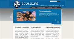 Desktop Screenshot of edusucre.com