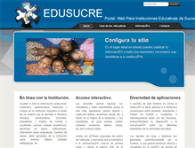 Tablet Screenshot of edusucre.com